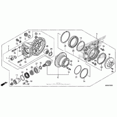 Схема вузла: Final driven gear для Honda GL1800 Gold Wing F6B Bagger