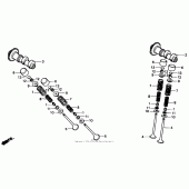 Схема вузла: Клапан для Honda NX250