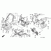 Схема вузла: Cowling comp для Honda XRV750 Africa Twin