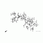 Схема вузла: Cowl stay (ST1100L / M / N / P / R) для Honda ST1100 Pan-European