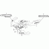 Схема вузла: Stripe (type1) + mark для Honda CBR900RR CBR919RR Fireblade