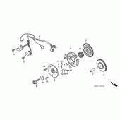 Схема вузла: Генератор імпульсів для Honda VFR400