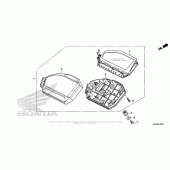 Схема вузла: Панель приладів для Honda CBR1000 CBR1000RR Fireblade