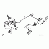 Схема вузла: Електрообладнання для Honda CRF250 CRF250X