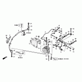 Схема вузла: Rear valve unit (CBR600RA) для Honda CBR600