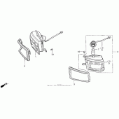 Схема вузла: Cornering lamp (se) для Honda GL1500 Gold Wing Special Edition