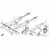 Схема узла: Задний рычаг (Маятник) для Honda CB1100 CB1100SF X11