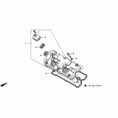Схема узла: Клапанная крышка для Honda CB1100 CB1100SF X11