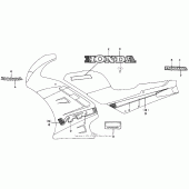 Схема вузла: Mark 92 для Honda VFR750F Interceptor