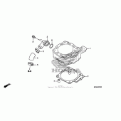 Схема вузла: Циліндр для Honda CRF450 CRF450R