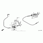 Схема узла: Auto cruise для Honda GL1800 Gold Wing