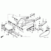 Схема вузла: Маятник (2) для Honda CBR900RR CBR954RR Fireblade