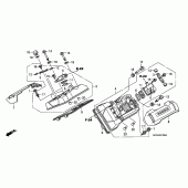 Схема узла: Клапанная крышка для Honda ST1300 Pan-European