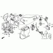 Схема вузла: Акумулятор (VT1100CV / VW / V2) для Honda VT1100 Shadow ACE