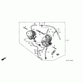 Схема узла: Карбюратор (ASSY.) для Honda XRV750 Africa Twin