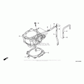 Схема вузла: Cylinder для Honda CRF450 CRF450X