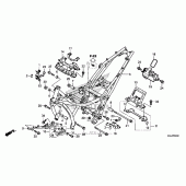 Схема вузла: Рама для Honda NC700