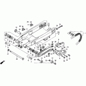 Схема узла: Маятник 92-96 для Honda CR250