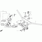 Схема вузла: Кермо для Honda XR650