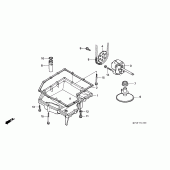 Схема вузла: Масляний насос & Піддон для Honda CBR600 CBR600F