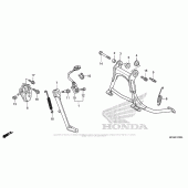 Схема узла: Подставка для Honda GL1800 Gold Wing