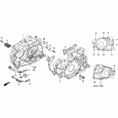 Схема вузла: Картер двигуна для Honda NX650 Dominator