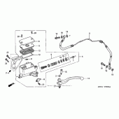 Схема узла: Цилиндр сцепления для Honda GL1500 Valkyrie Interstate