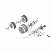 Схема узла: Clutch (2) для Honda VFR1200 VFR