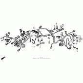 Схема узла: Жгут проводки 1100a для Honda ST1100 Pan-European