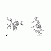 Схема вузла: Abs modulator (ST1100AN / AP / AR) для Honda ST1100 Pan-European