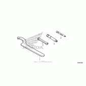 Схема узла: Инструмент для Honda CRF250 CRF250X