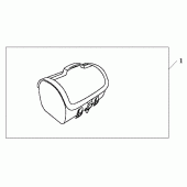 Схема вузла: Leather rr.bag для Honda VTX1300