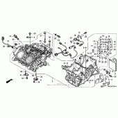 Схема вузла: Crankcase (2) для Honda VFR1200 VFR