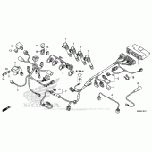 Схема вузла: Sub Harness (2) для Honda CBR1000 CBR1000RR (ABS) Fireblade
