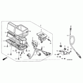 Схема вузла: Спідометр для Honda XR650