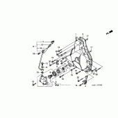 Схема вузла: Clutch cover для Honda GL1500 Valkyrie