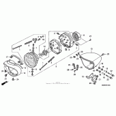 Схема вузла: Фара для Honda VTX1300