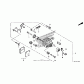 Схема вузла: Parking гальмівний супорт для Honda FSC600 Silver Wing