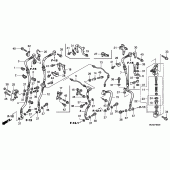 Схема узла: Delay valve для Honda GL1800 Gold Wing