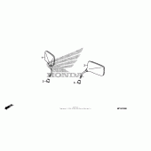 Схема вузла: Mirror для Honda VT1300 Interstate