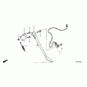 Схема узла: Подставка для Honda VT750 Shadow Spirit