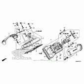 Схема узла: Клапанная крышка для Honda CTX1300