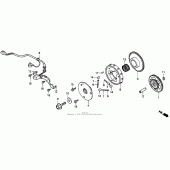 Схема узла: Pulse generator для Honda VF750 Magna