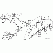 Схема вузла: Карбюратор (TUBING) для Honda GL1500 F6C