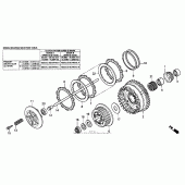 Схема узла: Сцепление для Honda CBR1000 CBR1000RR Fireblade
