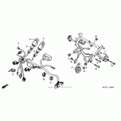 Схема вузла: Cowl stay для Honda ST1300 Pan-European