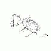 Схема вузла: Права кришка картера для Honda NT650 Deauville