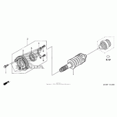 Схема вузла: Primary shaft для Honda ST1300 Pan-European Police