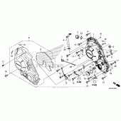 Схема вузла: Права кришка картера для Honda CBR1000 CBR1000RR Fireblade