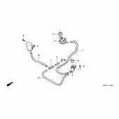 Схема вузла: Bypass control solenoid valve для Honda XL1000V Varadero